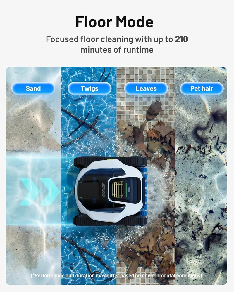 Spino Pool Robot for Wall & Waterline Cleaning, 2026 Upgrade