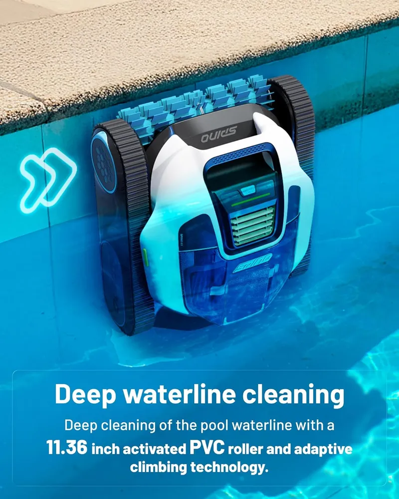 Spino Pool Robot for Wall & Waterline Cleaning
